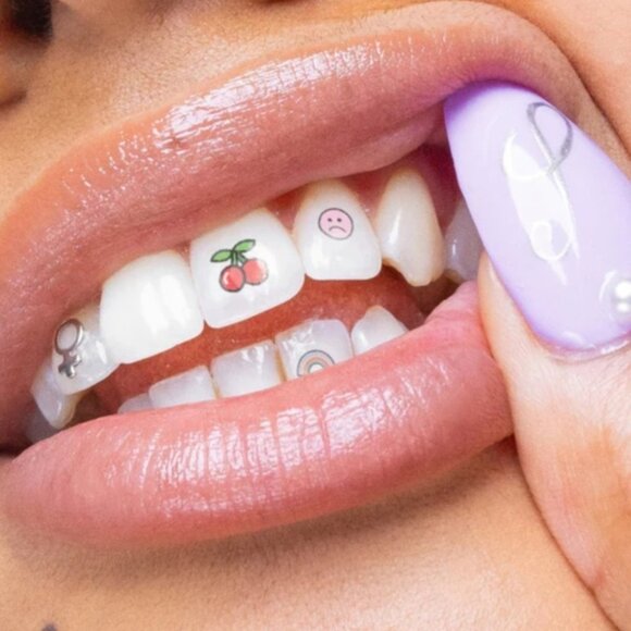 Hismile SmileStika Temporary Tooth Tattoo Fun Pack 1 Sheet - Picture 4 of 4